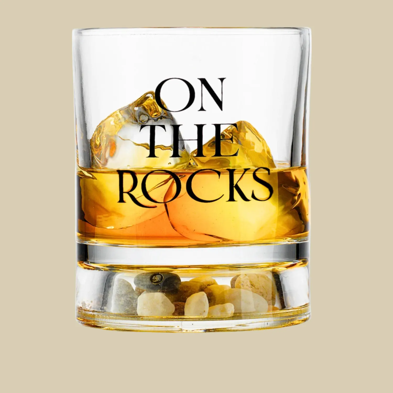 Godinger On The Rocks whiskyglas med sten 10 oz