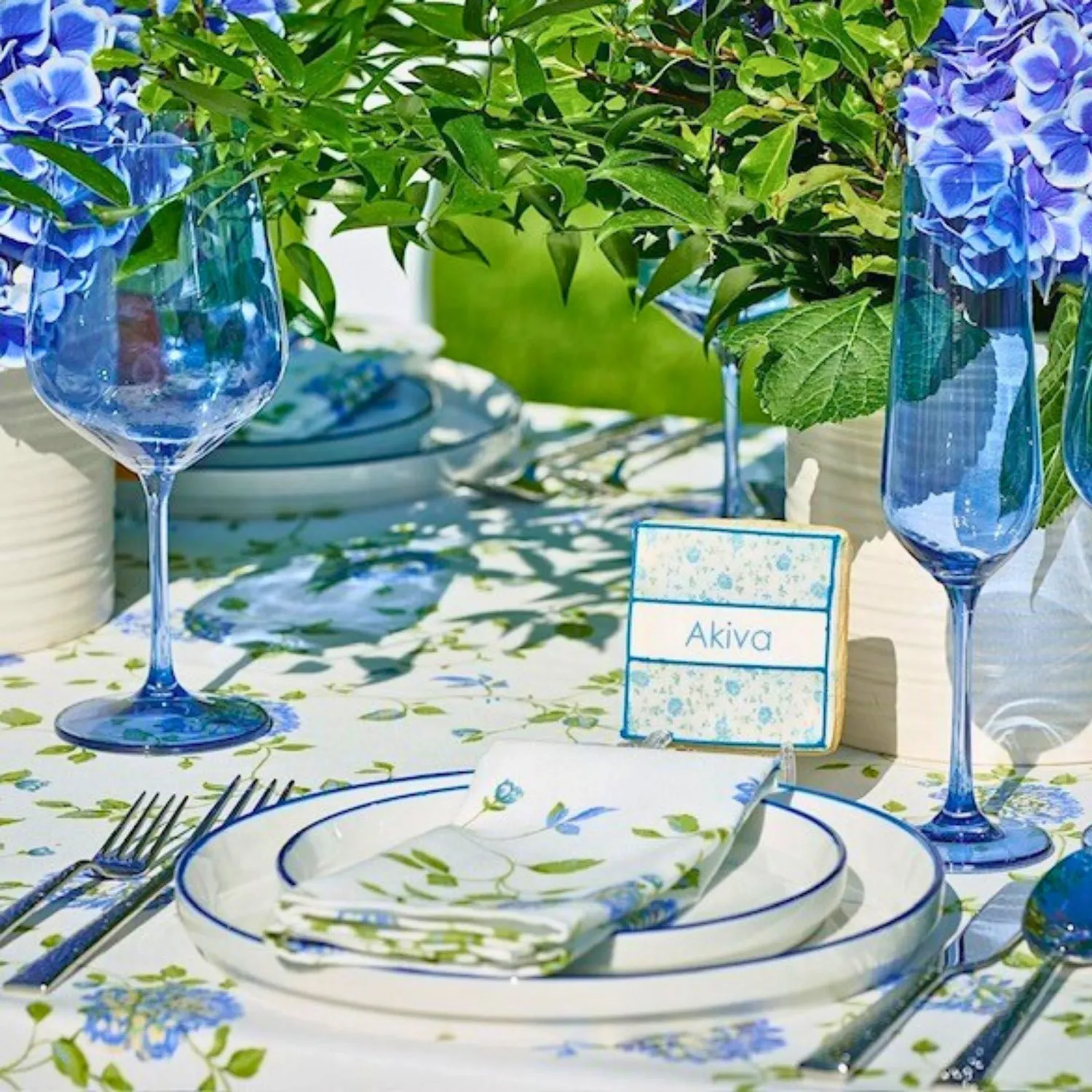 Godinger Sheer Blue rødvinsglas 4 stk blå