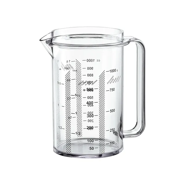 Guzzini Preparation målekande 1000 ml med måleskala
