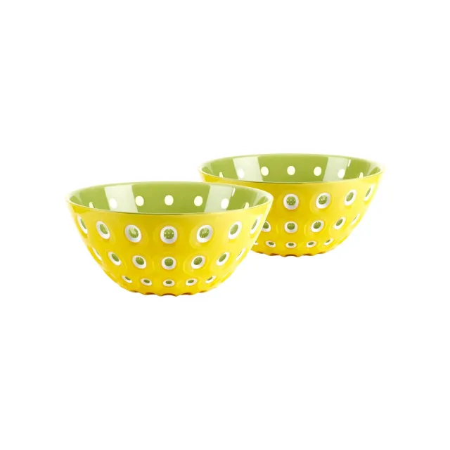 Guzzini Le Murrine skål 2-pak 12 cm farvet glaslook