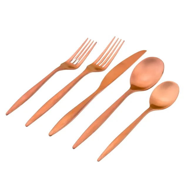 Godinger Milano Matte Copper bestiksæt 20 dele