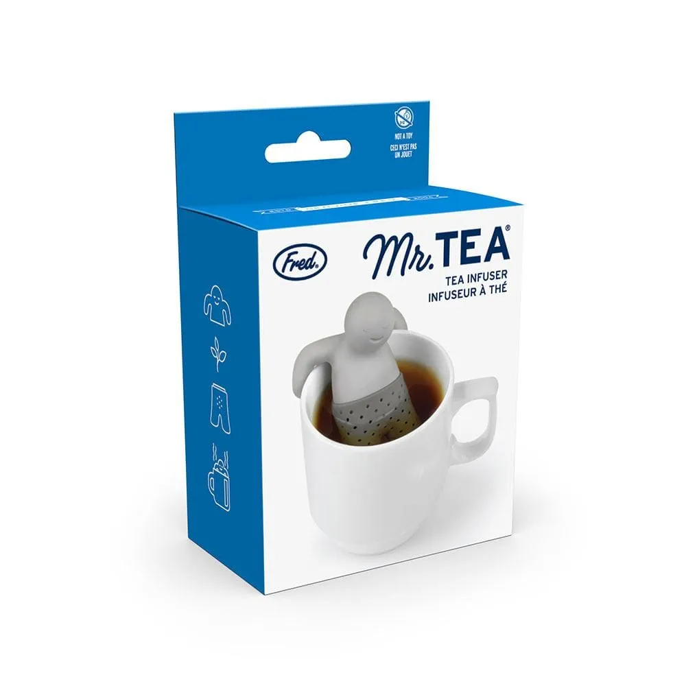 Fred & Friends Mr Tea mand teinfuser grå silikone