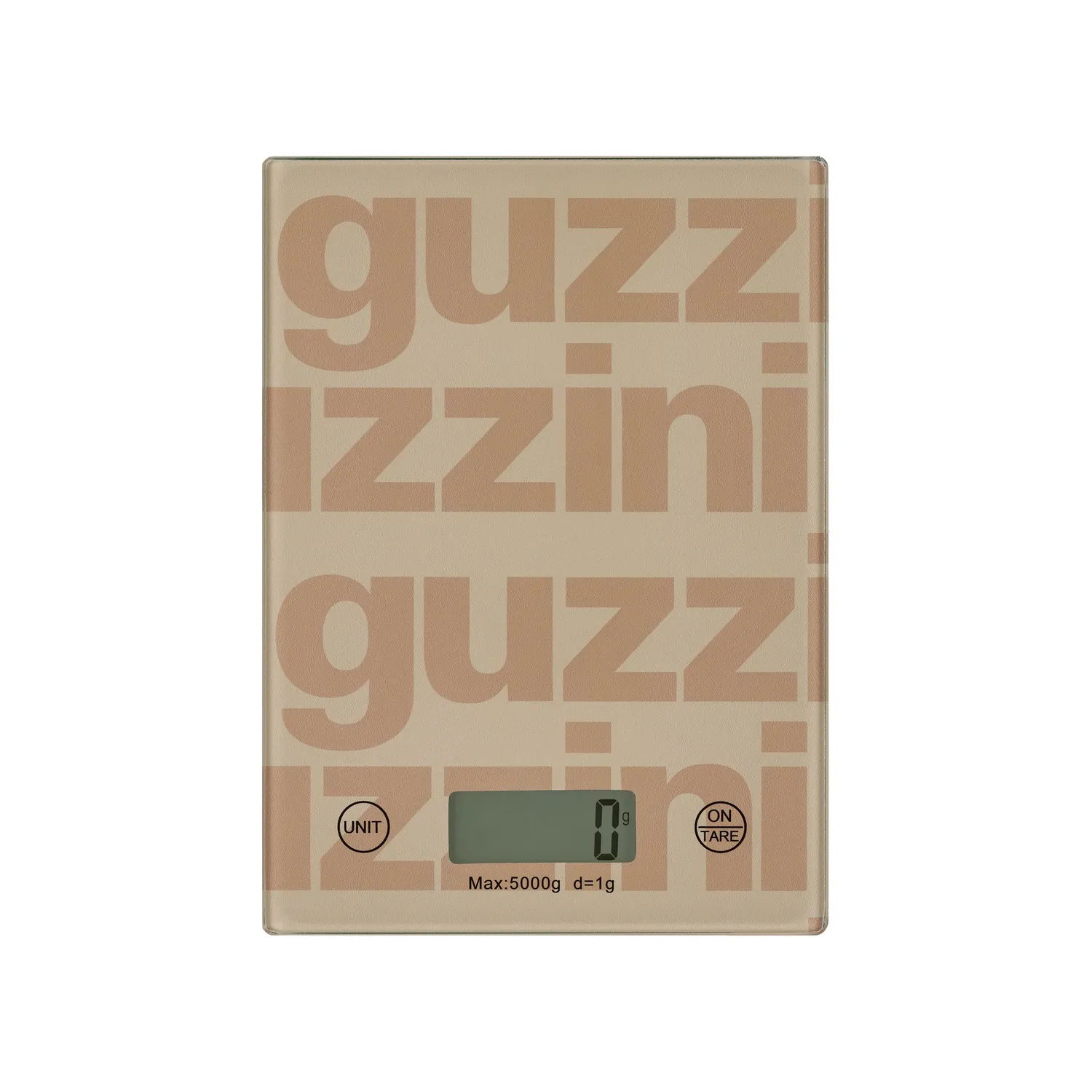 Guzzini Label køkkenvægt digital glas 5 kg