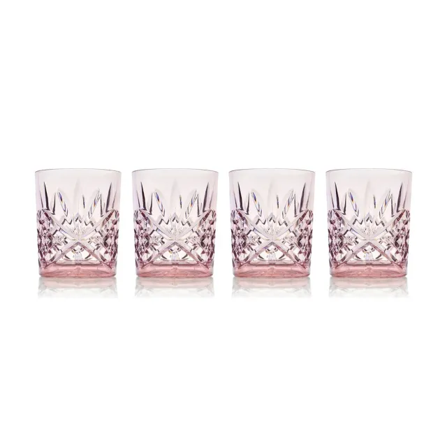 Godinger Dublin Double Old Fashion akrylglas blush 4 stk