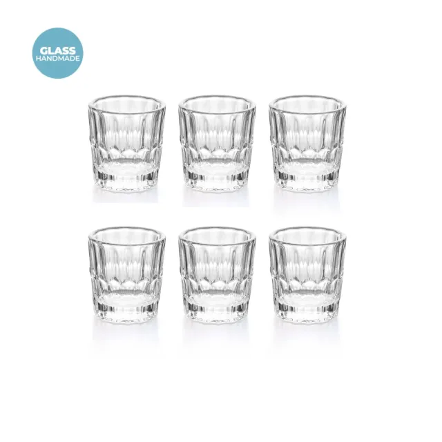 Guzzini Vanity Glass drikkeglas 6 stk stabelbare
