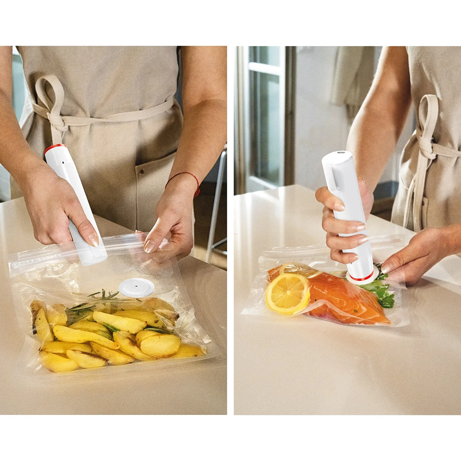 Guzzini Save-It vakuumposer 6 stk store genbrugelige