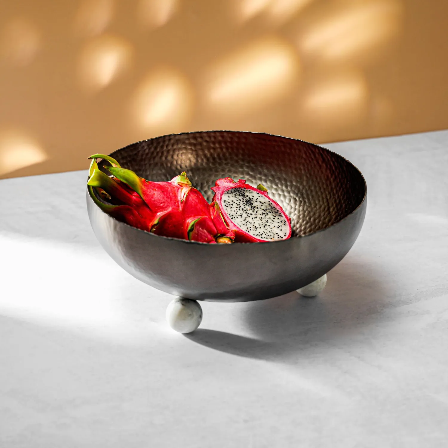 Godinger Temari salatskål gunmetal på fod