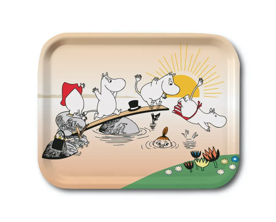 Opto Design Moomin Kvældsdopp bakke 27x20 cm birkefiner