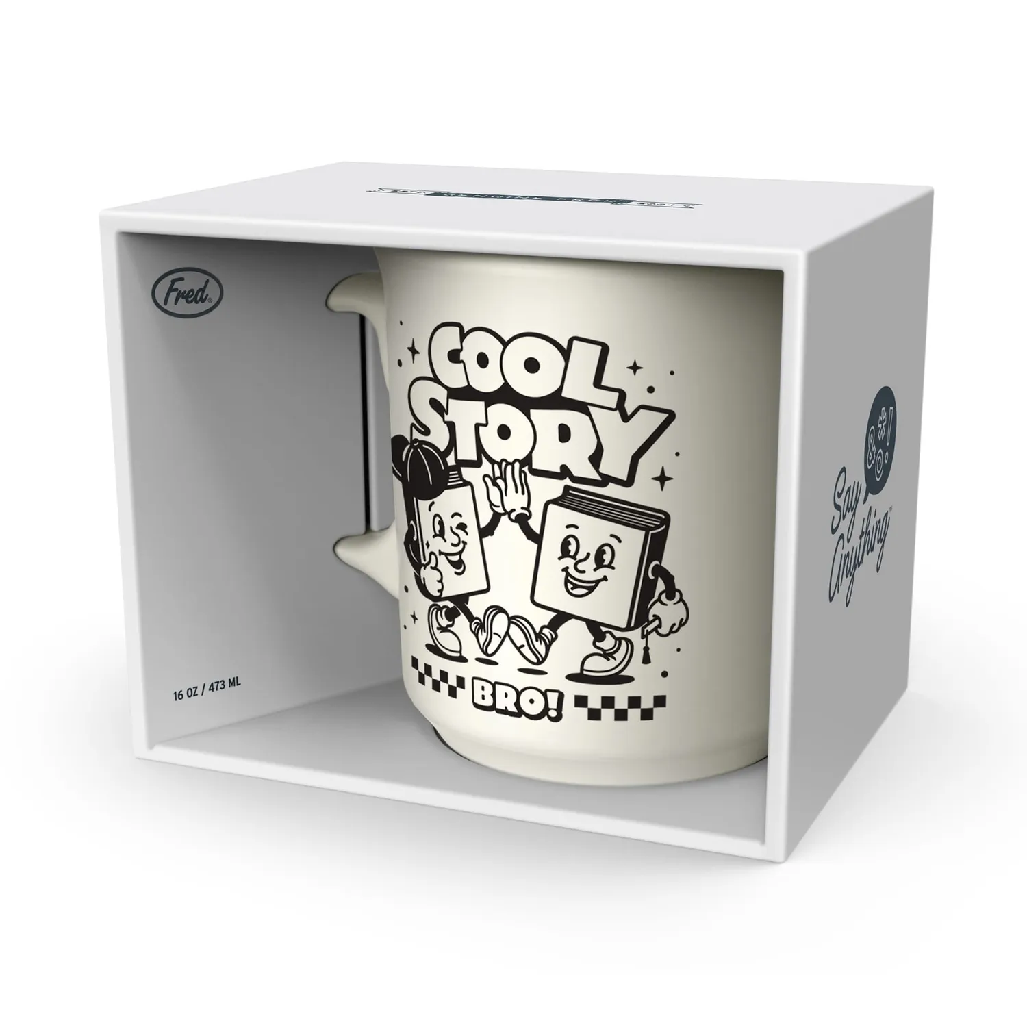 Fred Say Anything Cool Story krus 473 ml til bogelskere