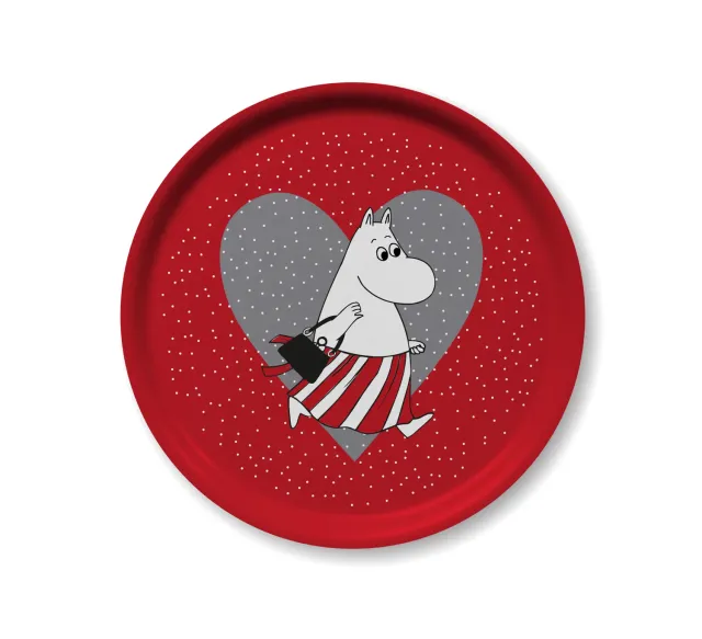 Opto Design Moomin Christmas Heart bakke rød Ø31 til jul
