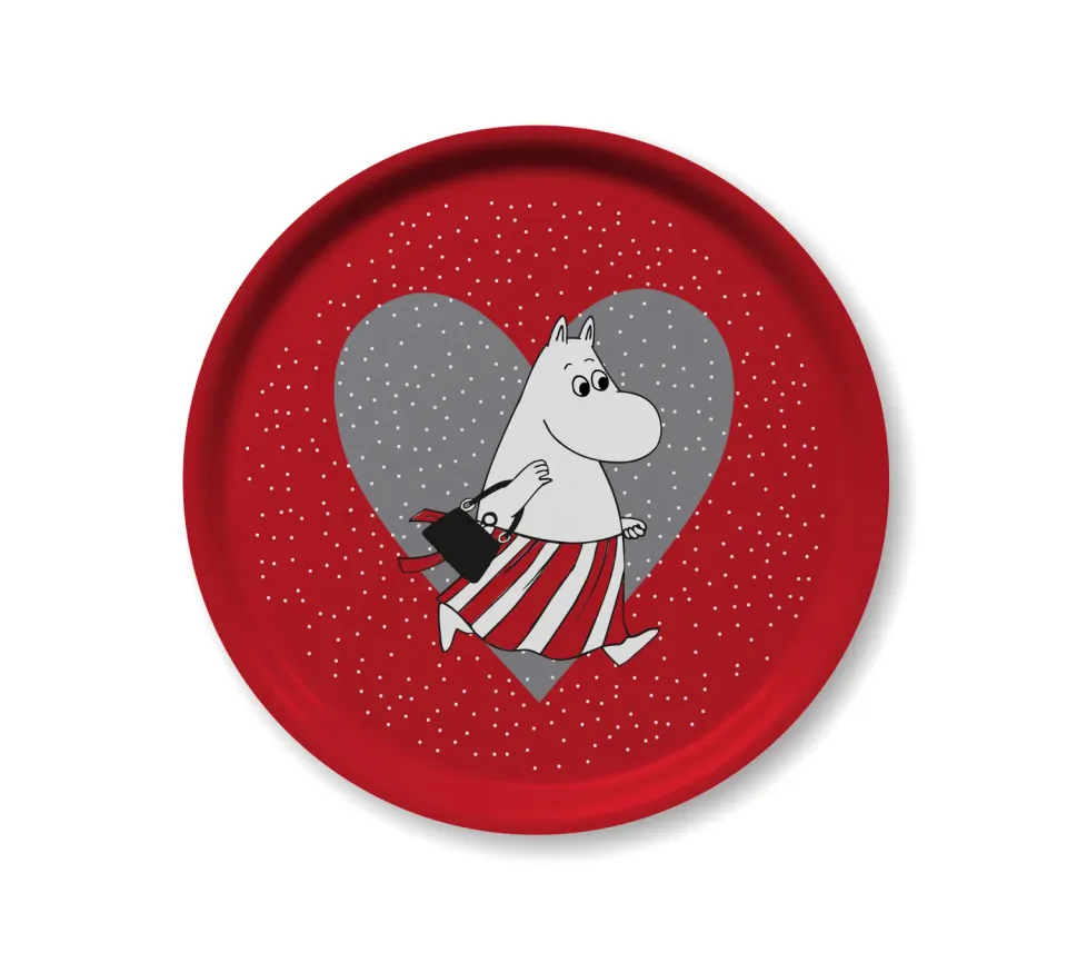 Opto Design Moomin Christmas Heart bakke rød Ø31 til jul
