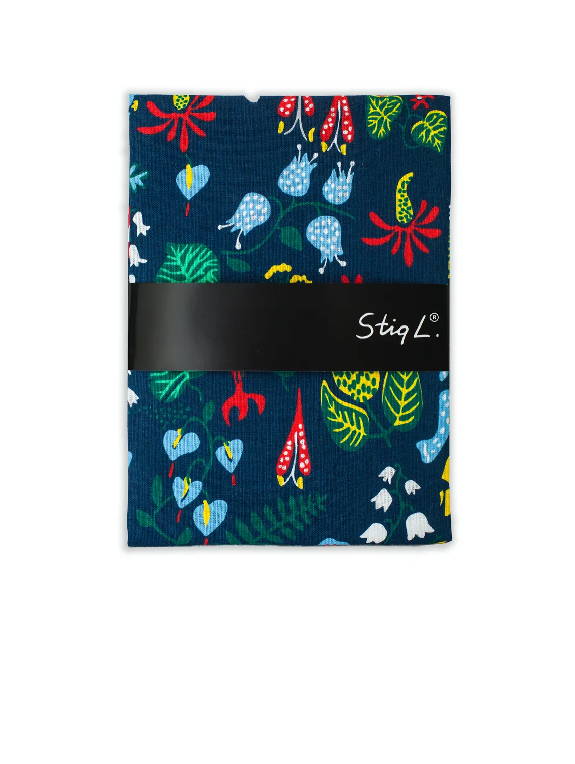 Opto Design Herbarium Blue viskestykke 70x50 cm hørblanding