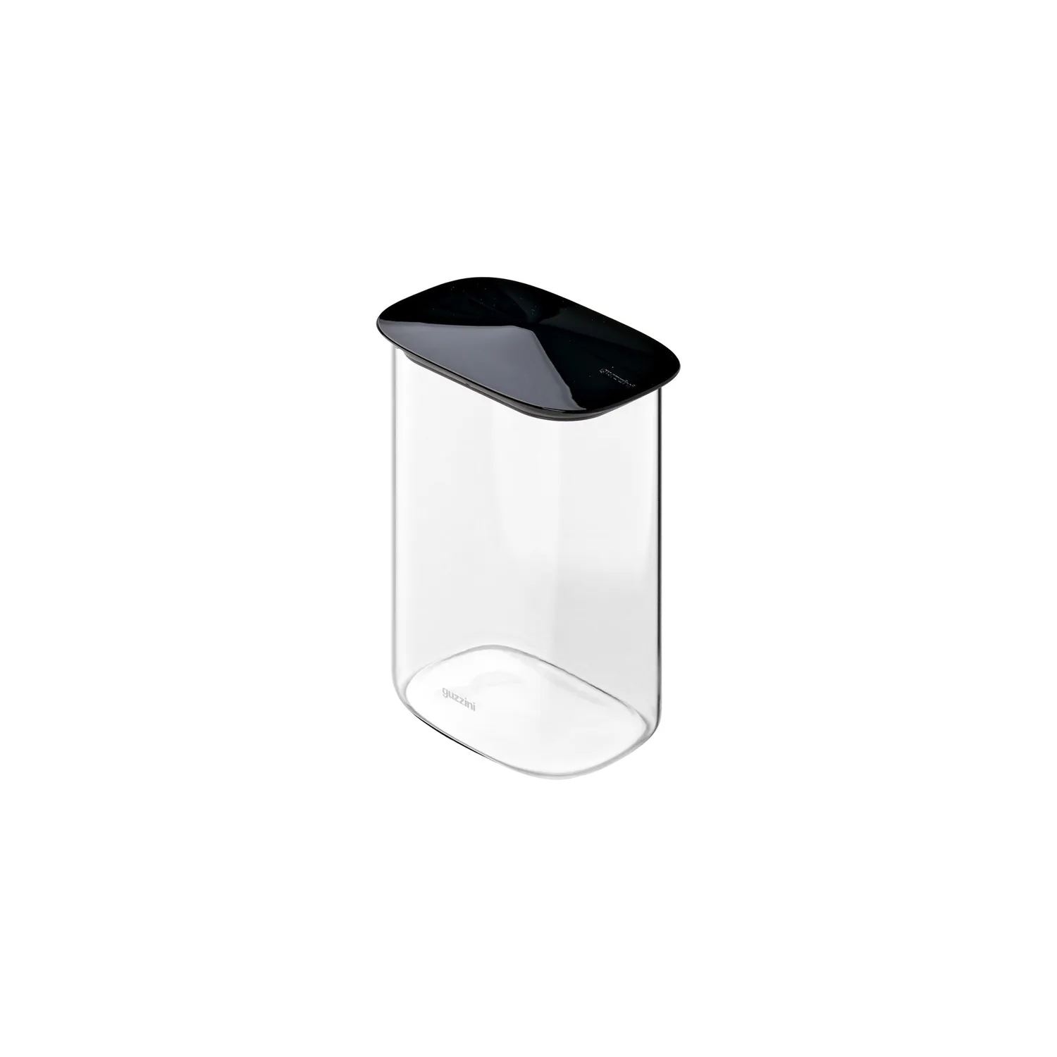 Guzzini Fresh&Style glas 2 stk L sort låg