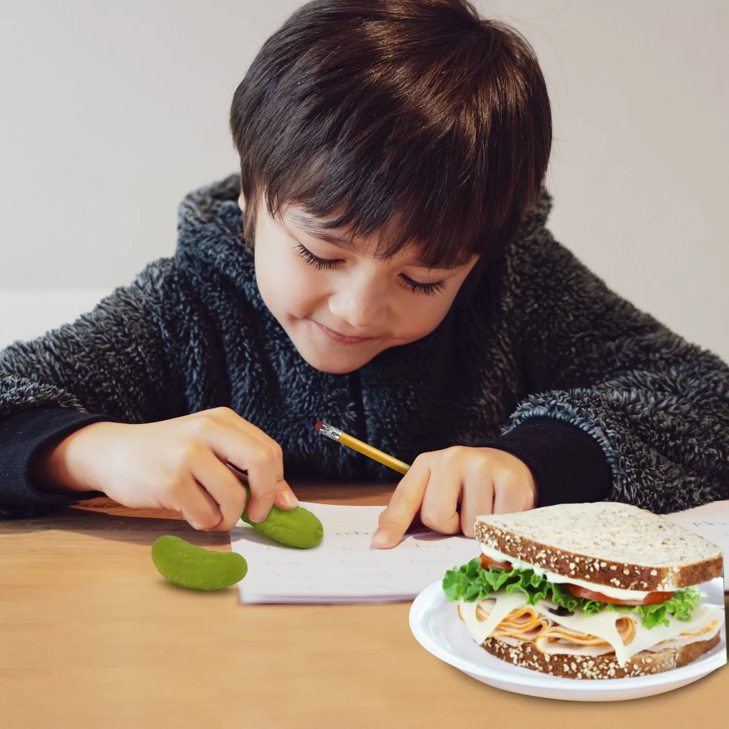 Fred Pickle Erasers viskelæder agurk 2-pak