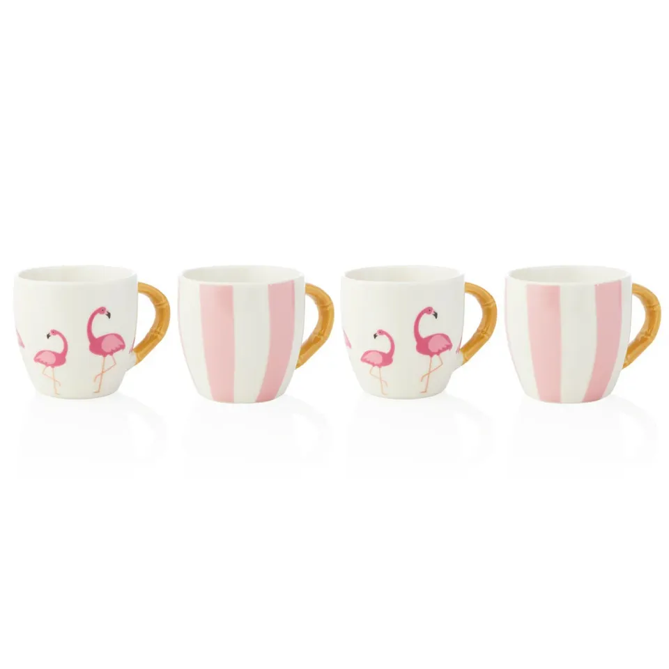 Godinger Jill Zarin Flamingo espressokop 4 stk 1,2 dl