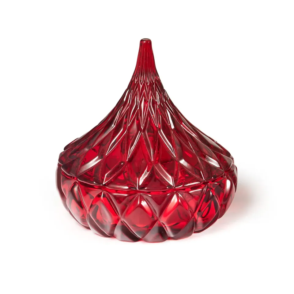 Godinger Hershey's Kisses slikkrukke rød krystal