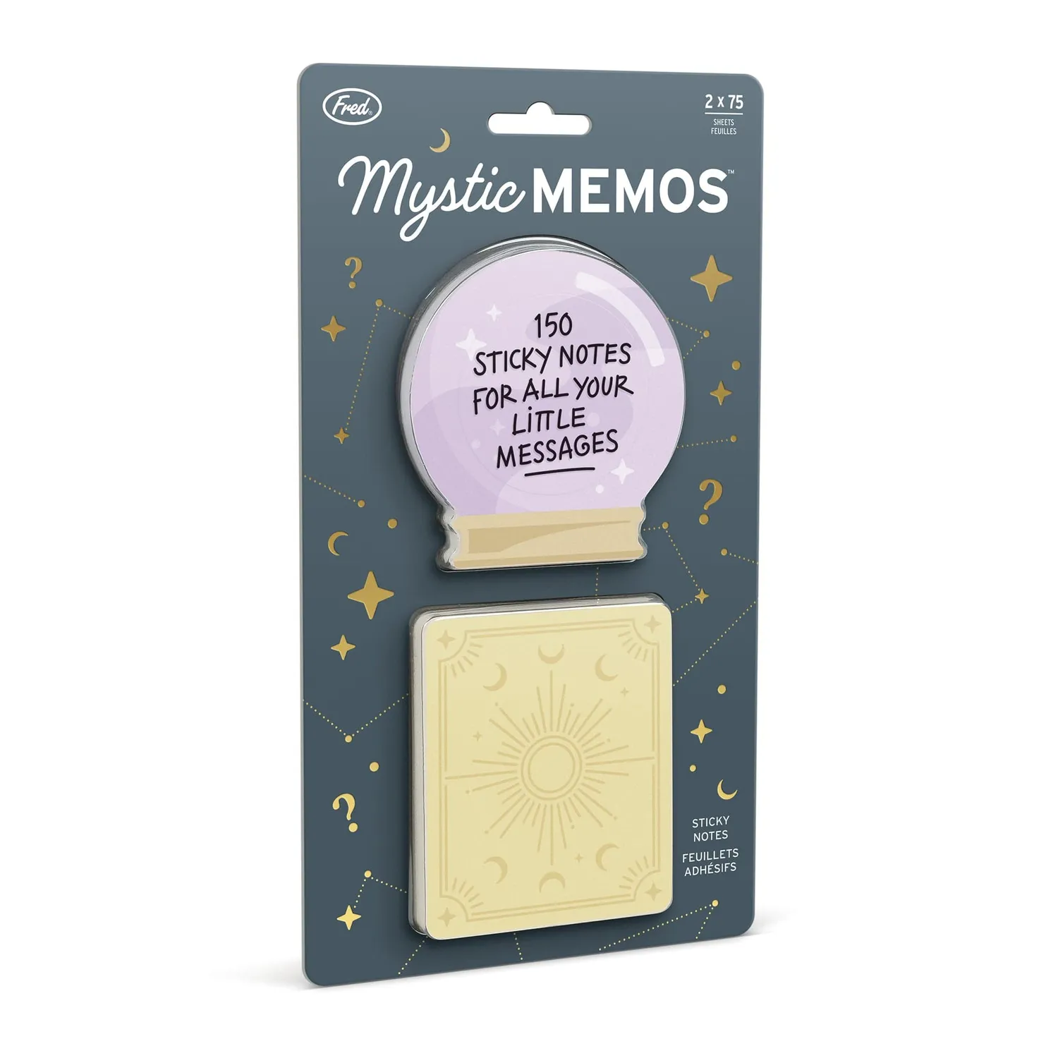 Fred Mystic Memos memoblokke 2-pak tarot og krystal