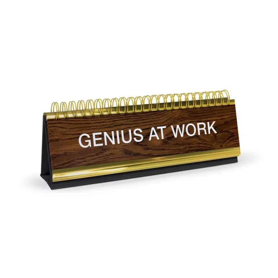 Fred Daily Desk Plaque bordskilt 50 tekster