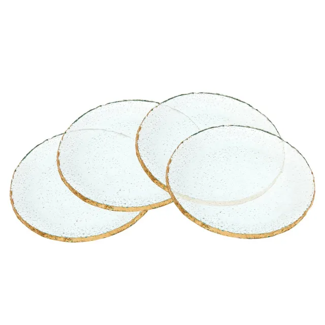 Godinger Harper desserttallerken 4 stk guldkant