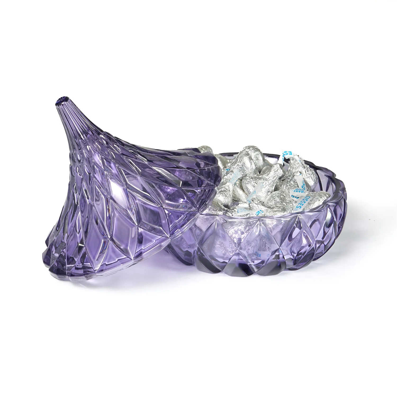 Godinger Hershey's Kisses slikkrukke lilla krystal
