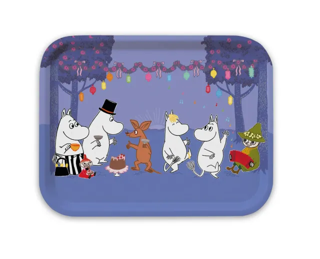 Opto Design Moomin Dancing bakke 27x20 cm natmotiv