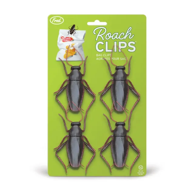 Fred Roach poseclips kakerlak klemmer 4-pak sjov