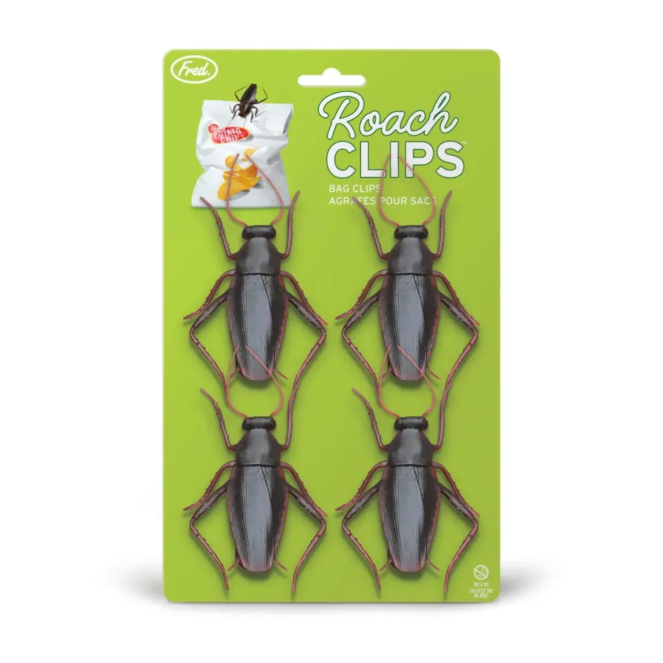 Fred Roach poseclips kakerlak klemmer 4-pak sjov