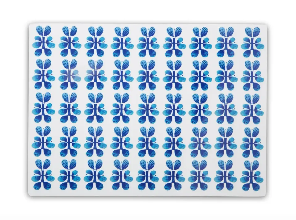 Opto Design Blues dækkeserviet 40x30 plast blå