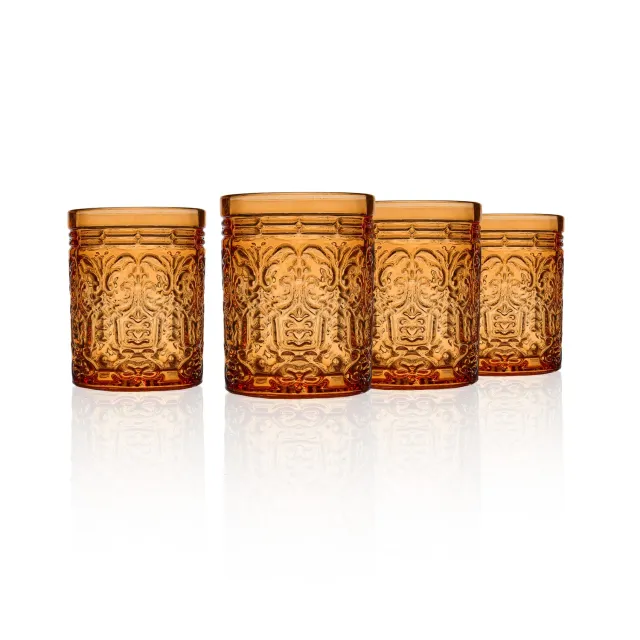 Godinger Jax glas old fashioned orange 4 stk