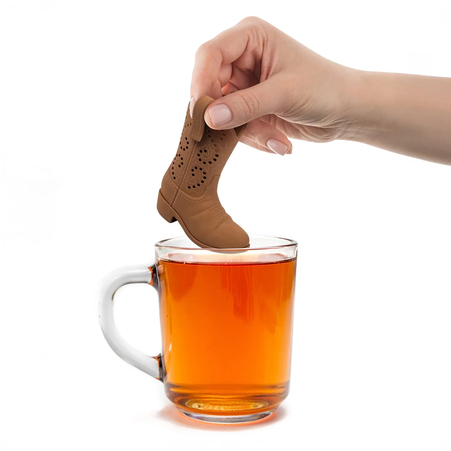 Fred & Friends Tea-Haw støvle teinfuser silikone