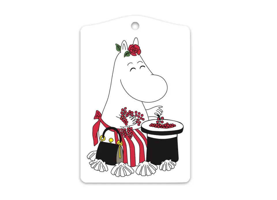 Opto Design Moominmother serveringsbræt 30x20 cm hvid