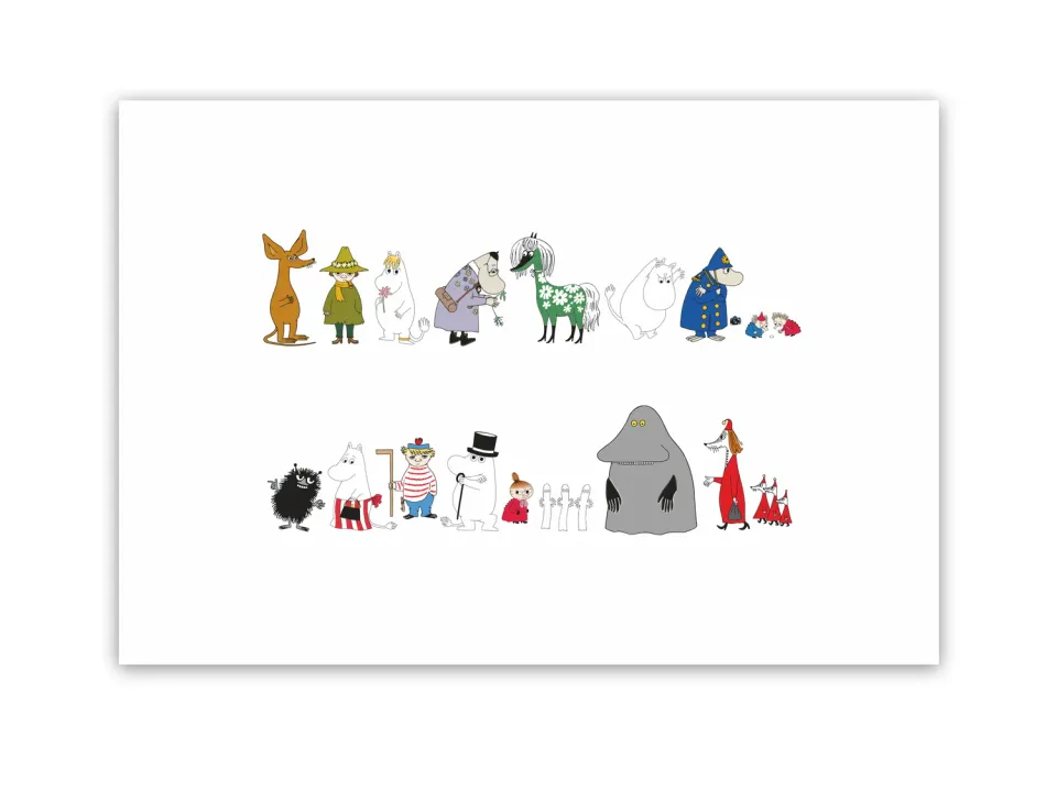 Opto Design Moomin Online bordmåtte 40x30 cm plast
