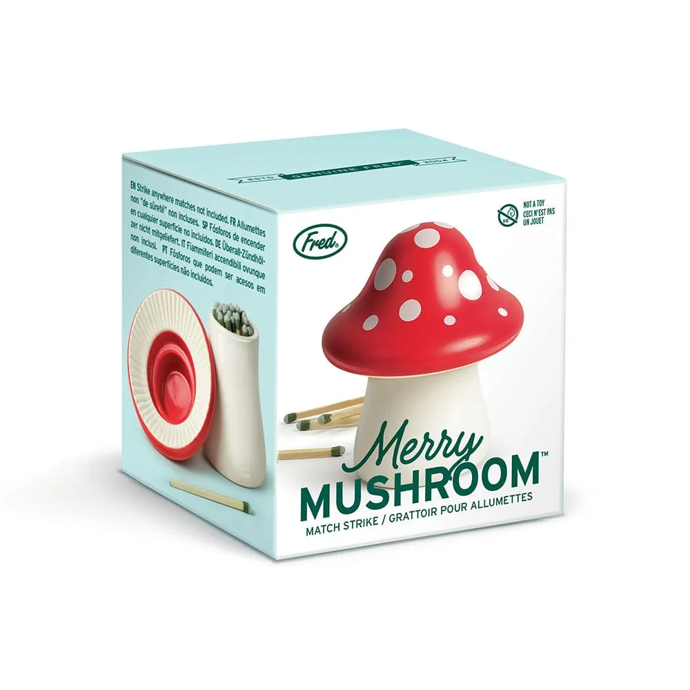 Fred Merry Mushroom tændstikholder keramik
