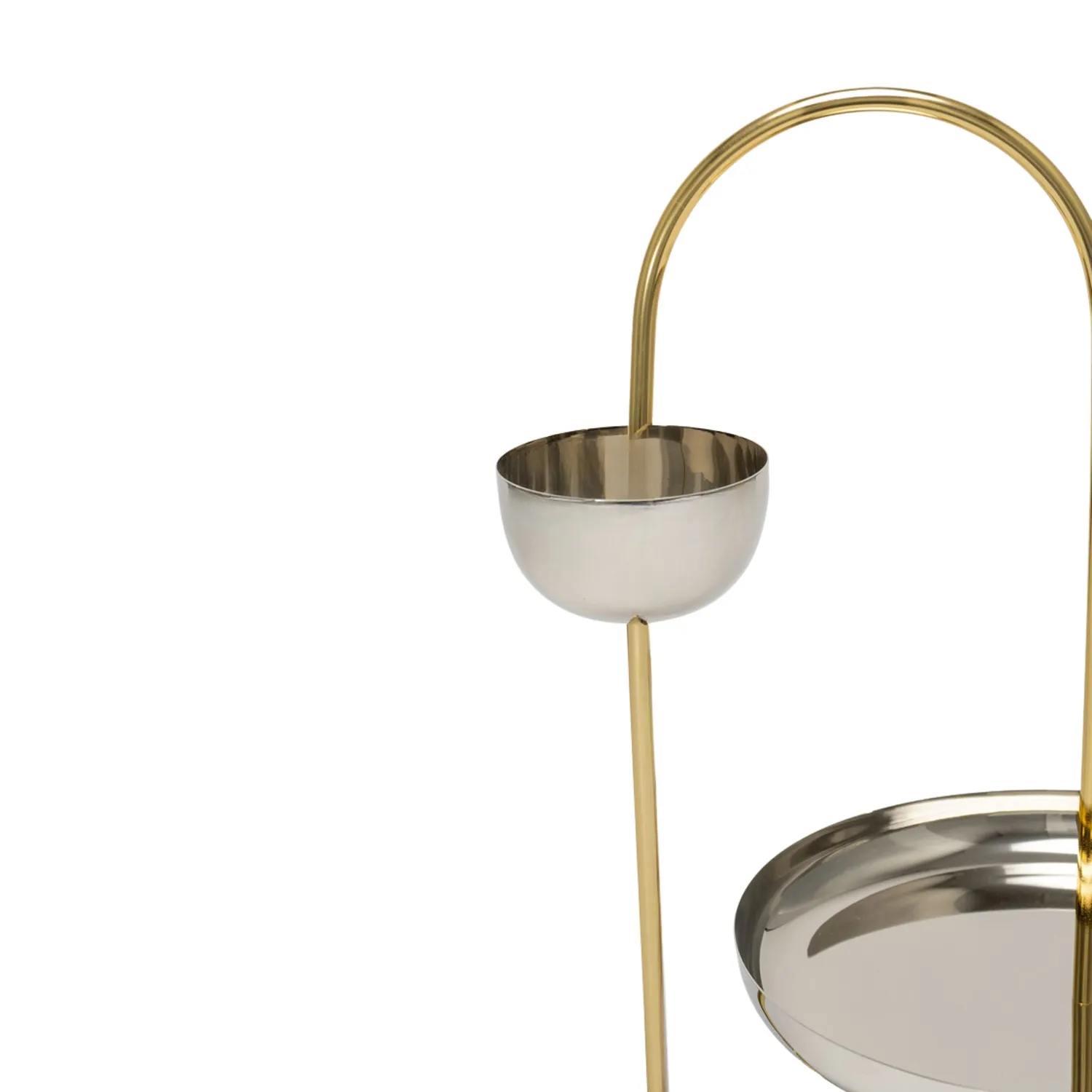 Godinger Calder serveringsstativ guld stål 44 cm opsats