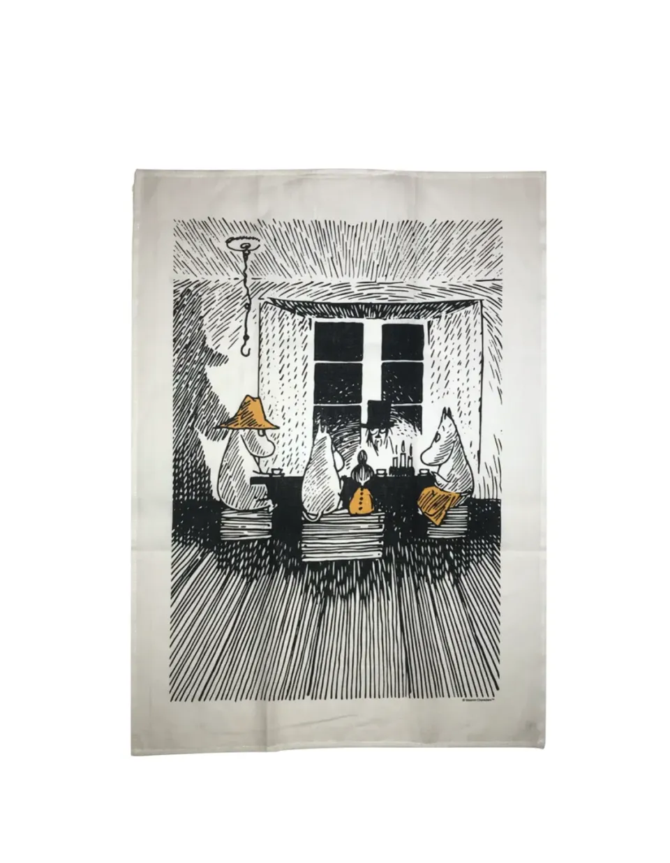 Opto Design Moomin Together viskestykke 70x50 cm hør bomuld
