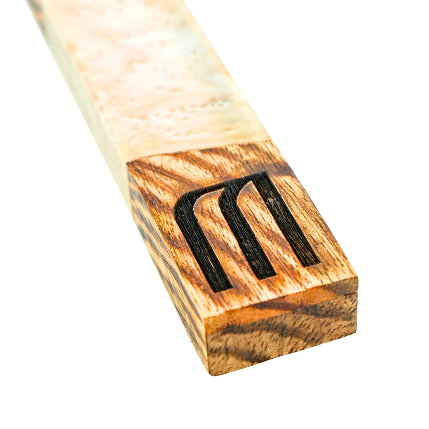 Godinger Wood & White mezuzah akacie-hvid