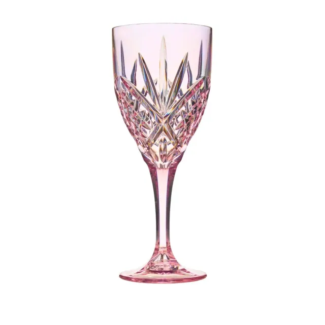Godinger Dublin Acrylic Blush vinglas rosa 12 oz