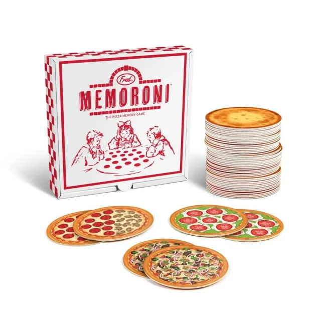Fred Memoroni huskespil 48 brikker pizza