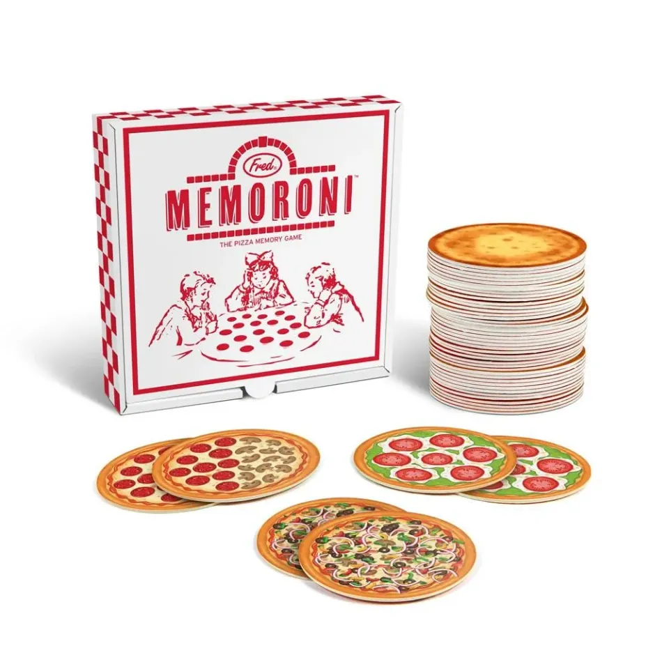 Fred Memoroni huskespil 48 brikker pizza