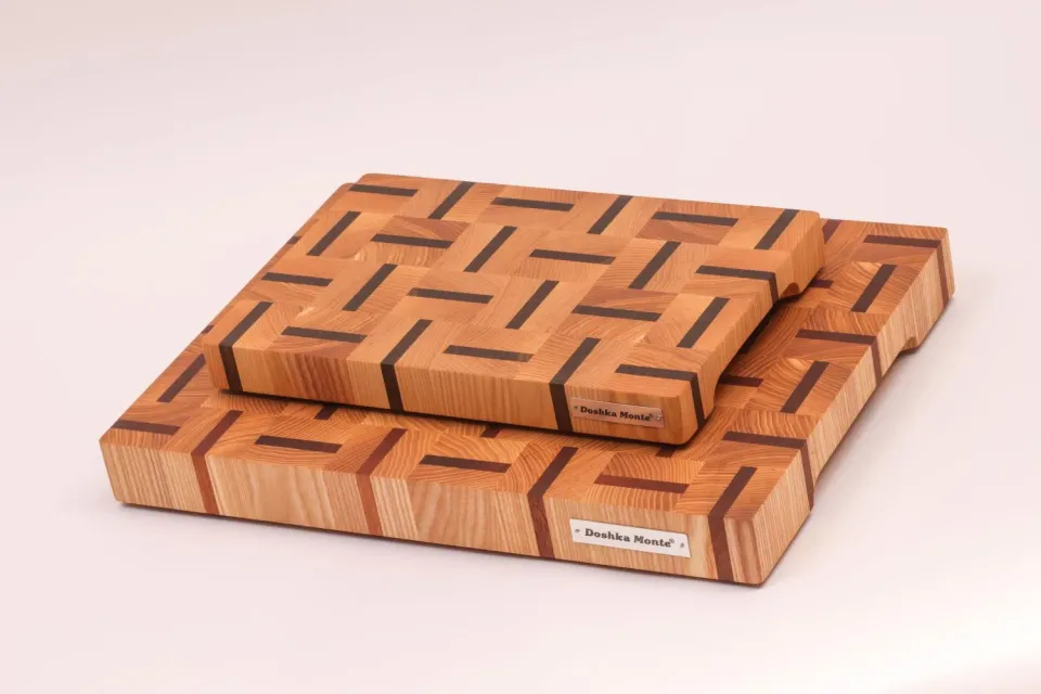 Doshka Monte skærebræt endetræ ask sapele flet 30x40