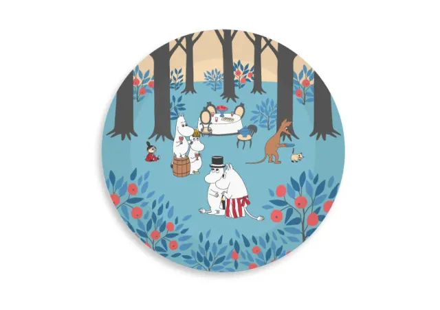Opto Design Moomin Autumn Leaves glasbrikker 4-pak 11cm
