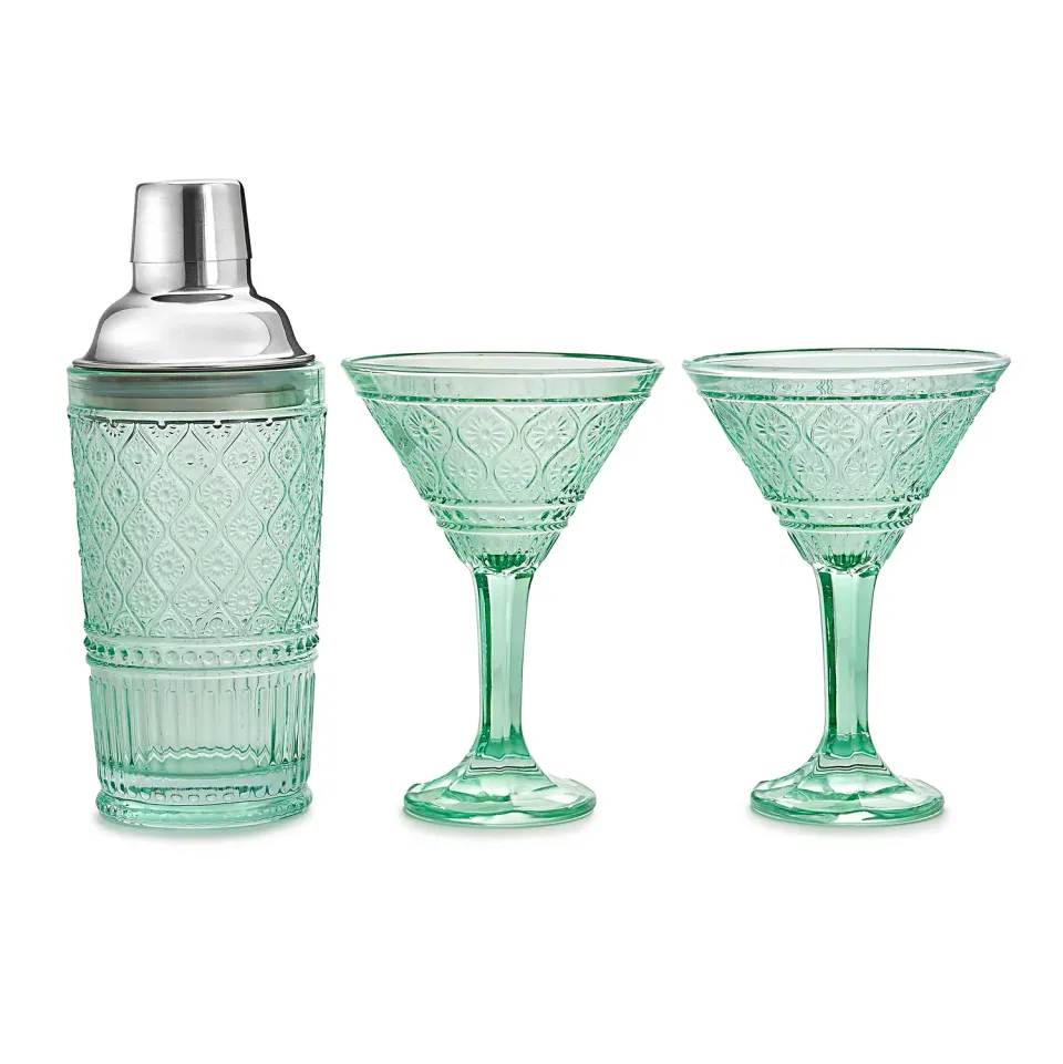 Godinger Claro cocktailsæt grøn krystal 2 dele