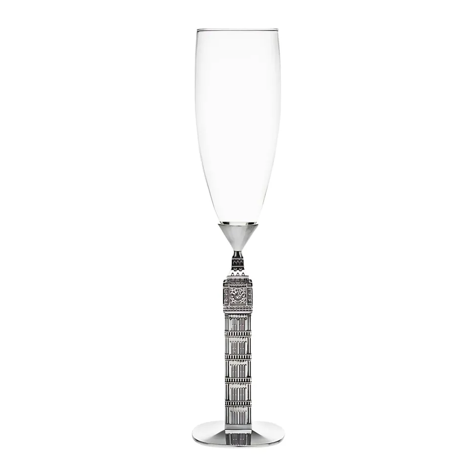 Godinger Landmark Big Ben champagneglas krystal 8 oz