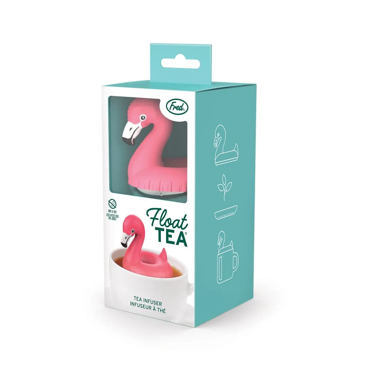 Fred Float-Tea teinfuser flamingo
