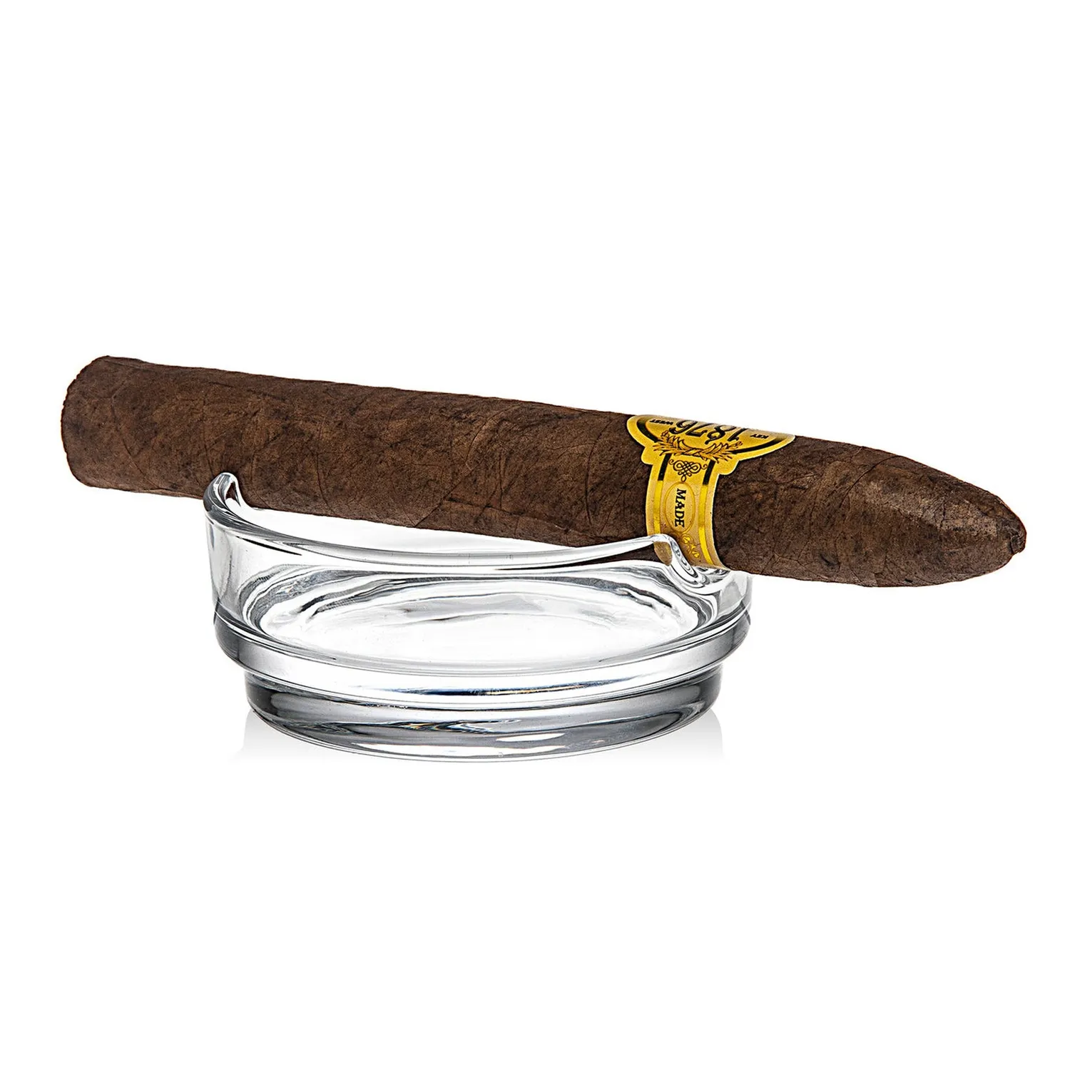 Godinger Hatch whiskyglas med cigarholder 310 ml