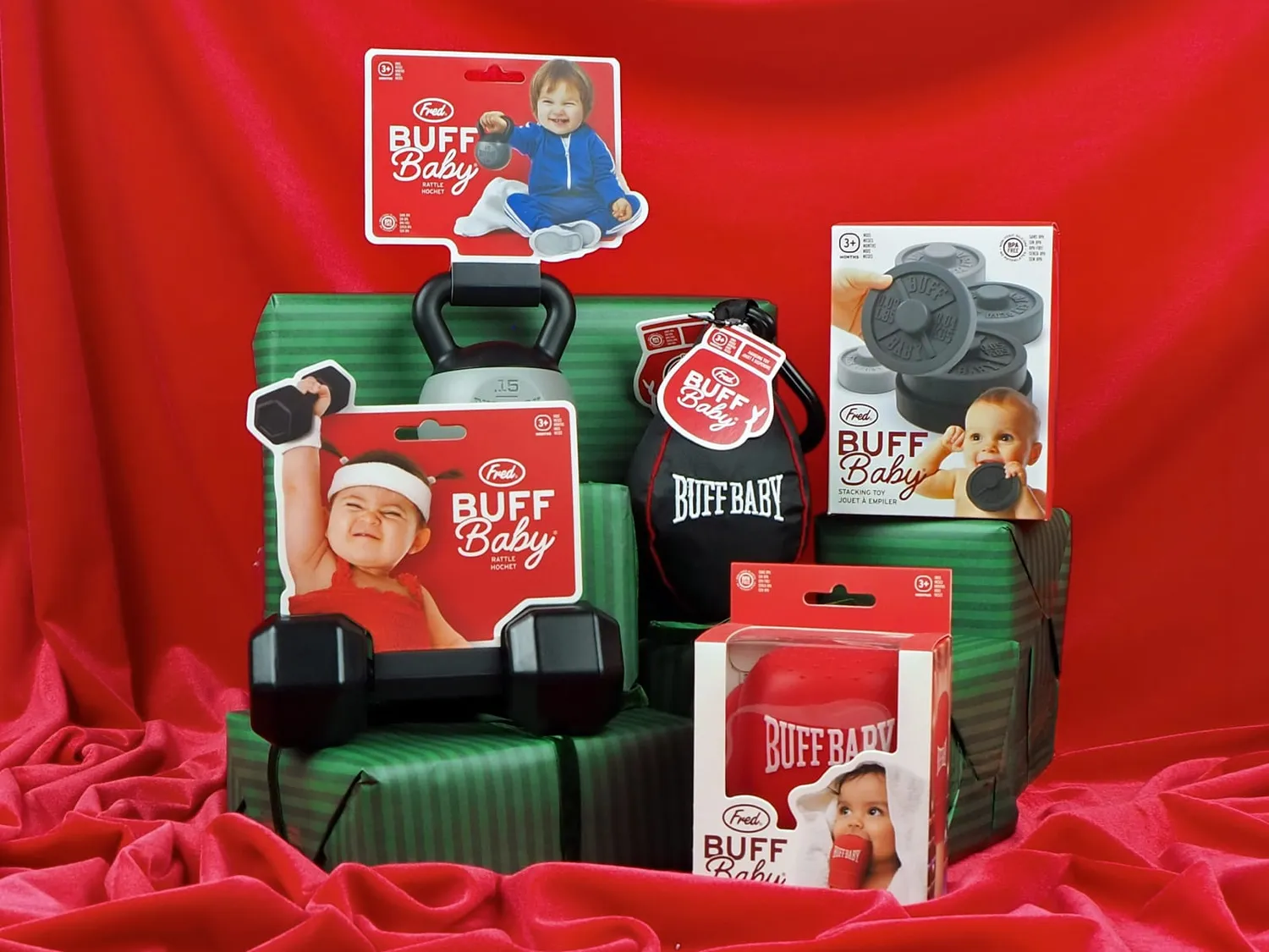 Fred Buff Baby Bundle babylegetøj sæt 5 dele