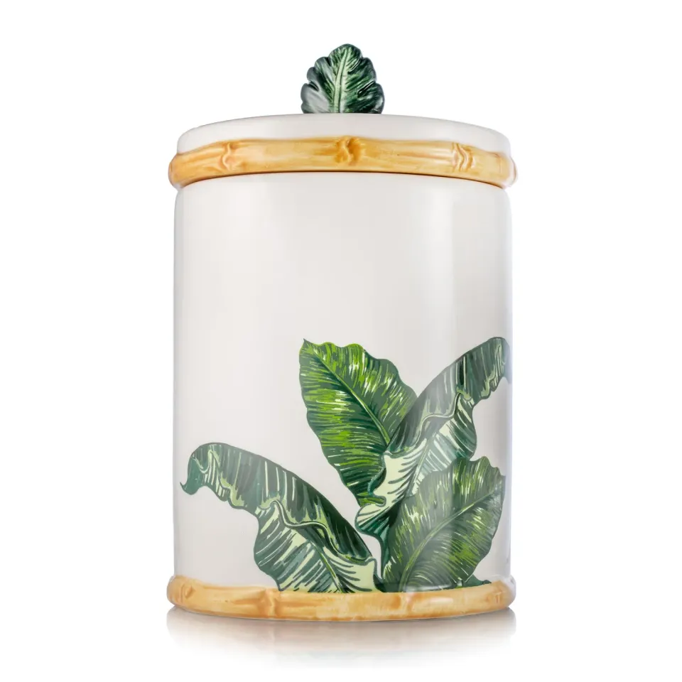 Godinger Jill Zarin opbevaringskrukke 77 oz palme