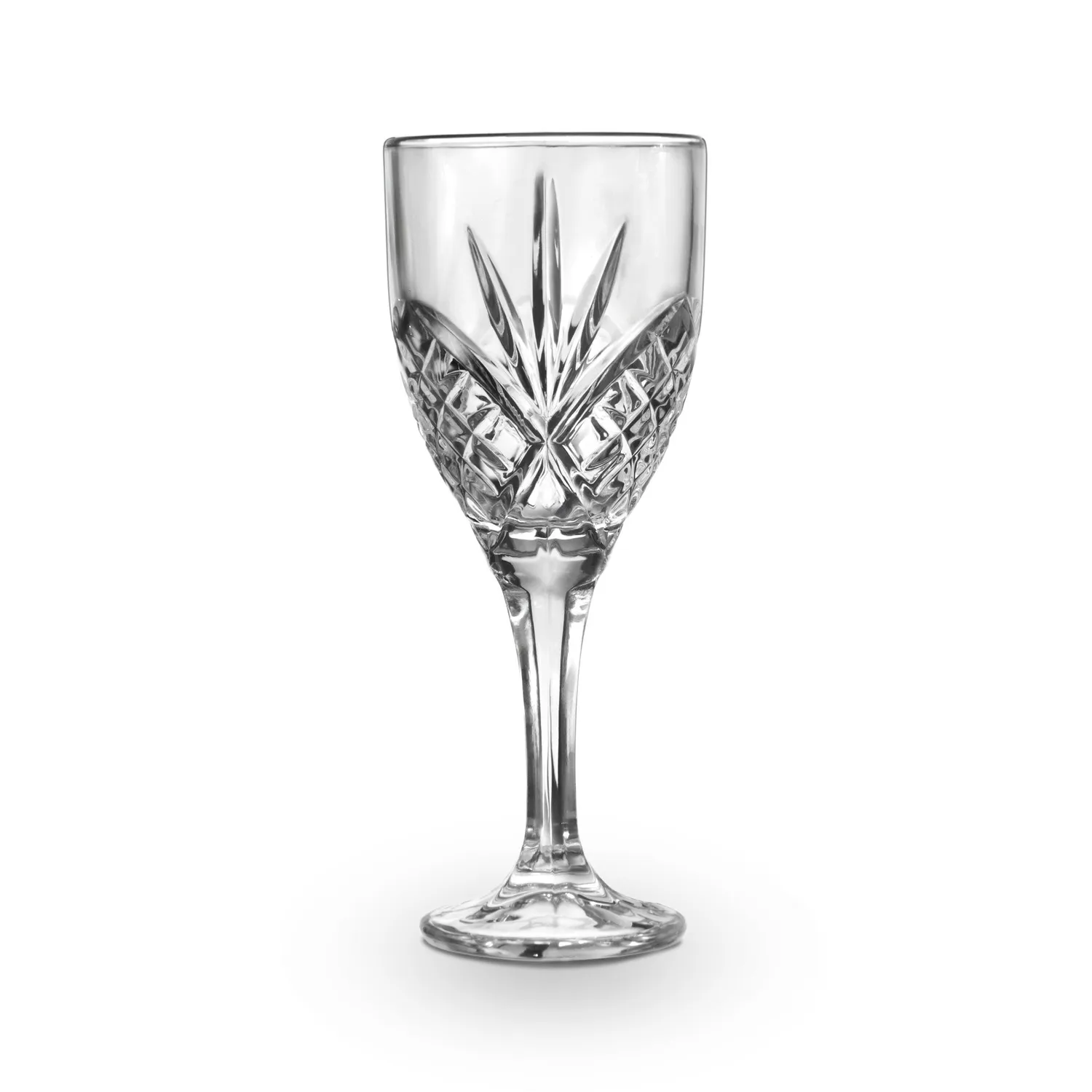 Godinger Dublin Platinum Rim pokalglas 4 stk krystal