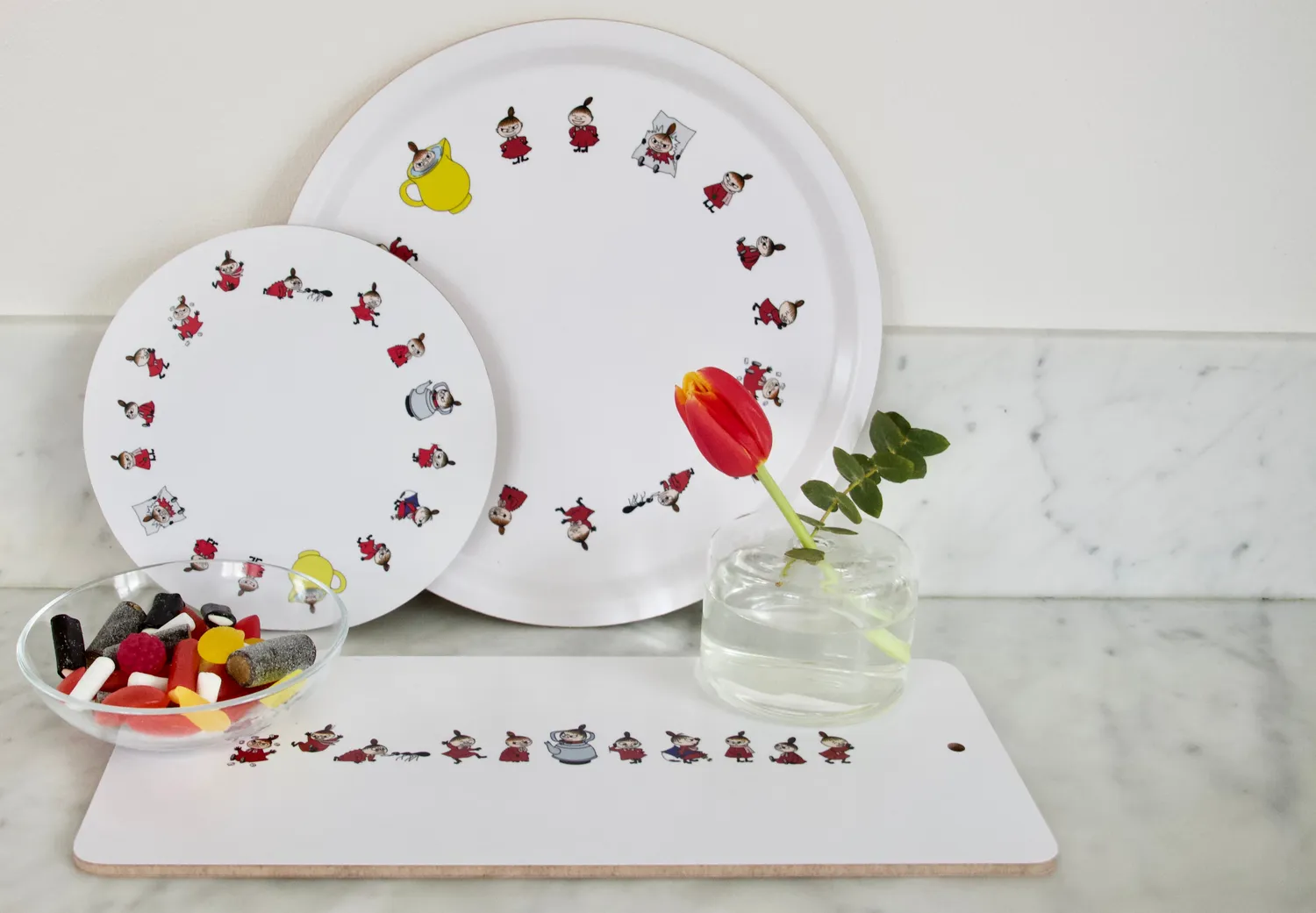 Opto Design Moomin Little My serveringsbræt 40x17 cm