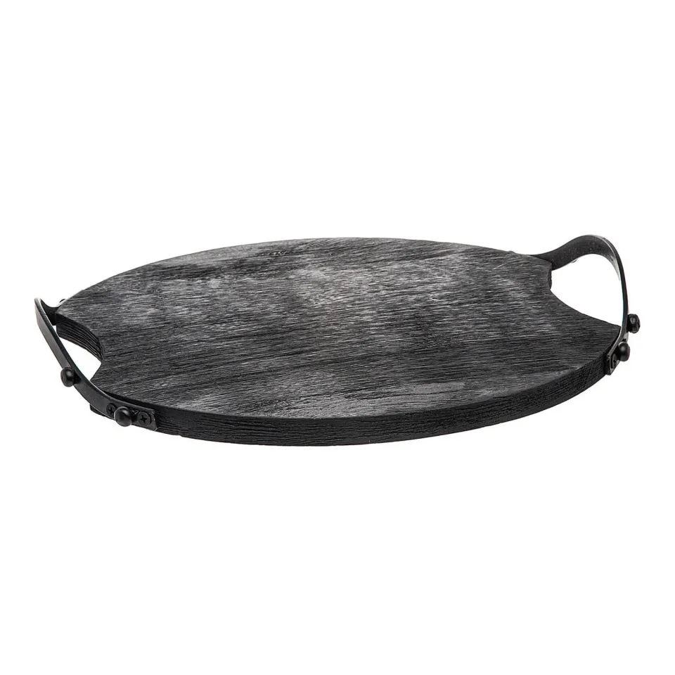 Godinger Ridgewood Black Small serveringsbakke akacie